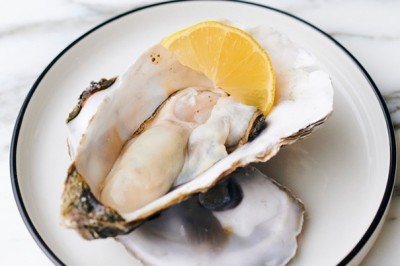 Raw oysters