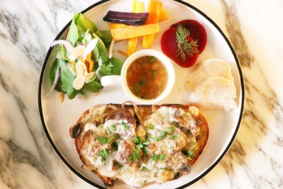 Philly Cheese Steak Tartine meal