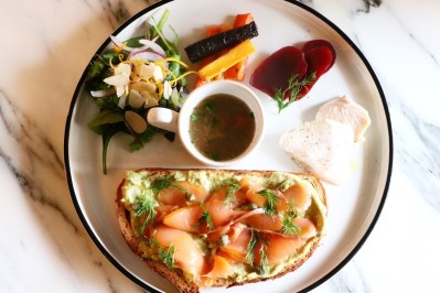 Avocado Smoked salmon Tartine meal