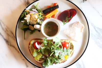 Vegetable Tartine meal