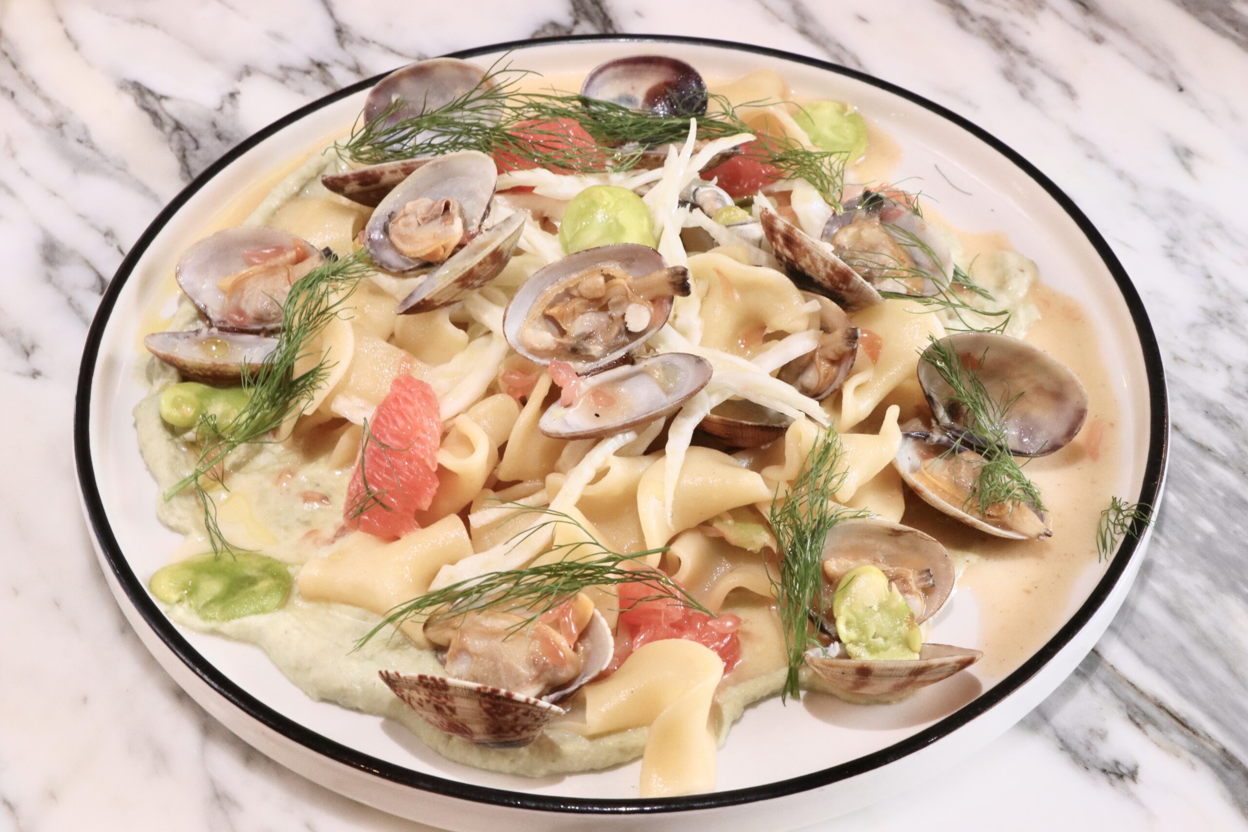 Clam and fennel Pasta